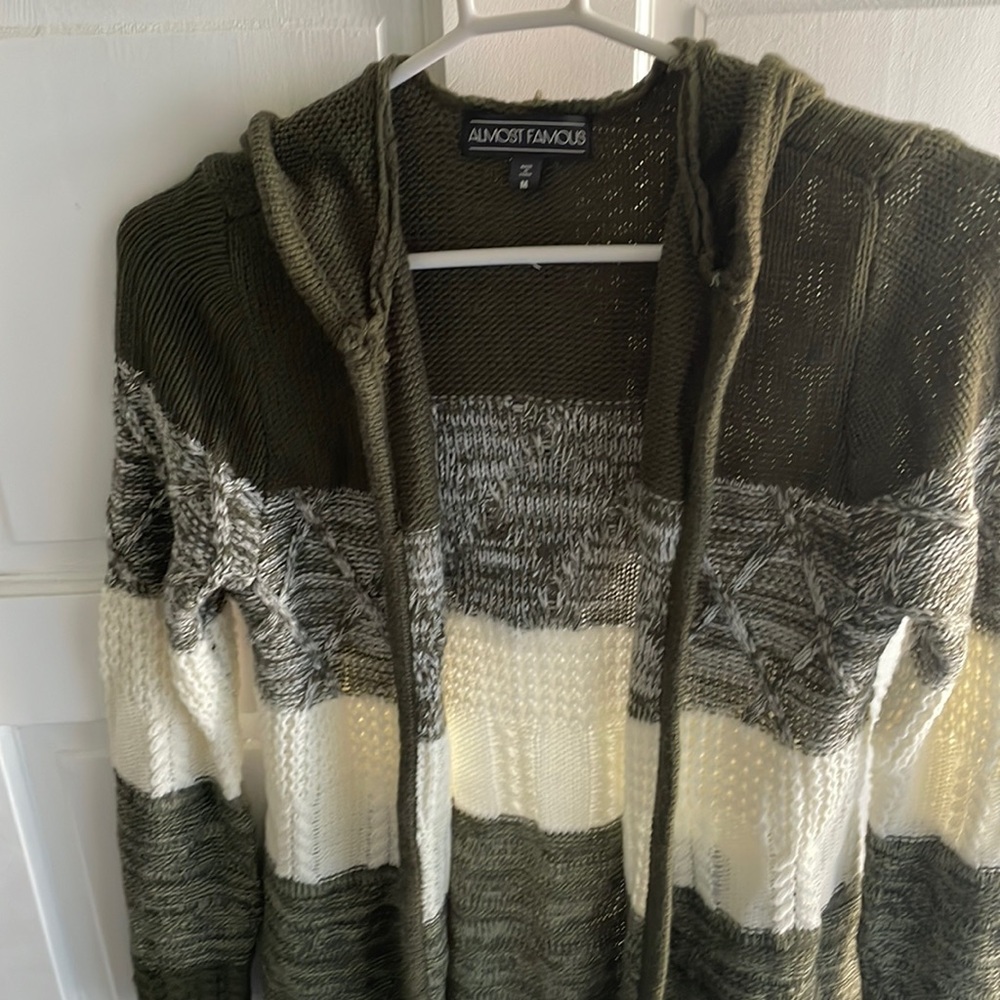Dark green with white